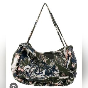 Rachel Comey Limited Edition Marbled Canvas Tote 19"×11"×8"